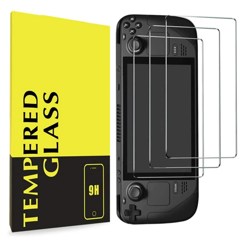 

3/2/1Pack Tempered Glass for Steam Deck Game Console 9H Anti-Scratch Protective Film for Steam Deck 7inch Screen Accessories