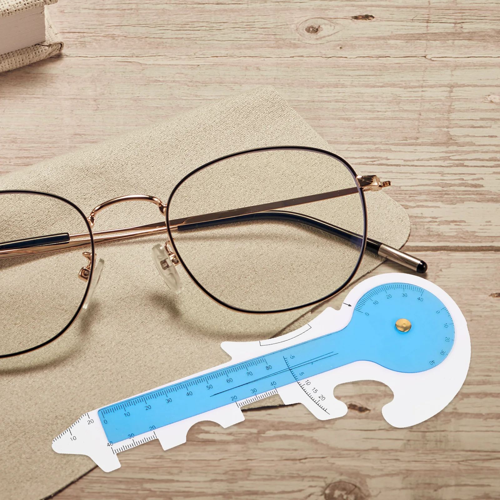 

Glasses Frame Measuring Ruler Eyeglasses Pupil Distance Soft Measurement Tool Plastic