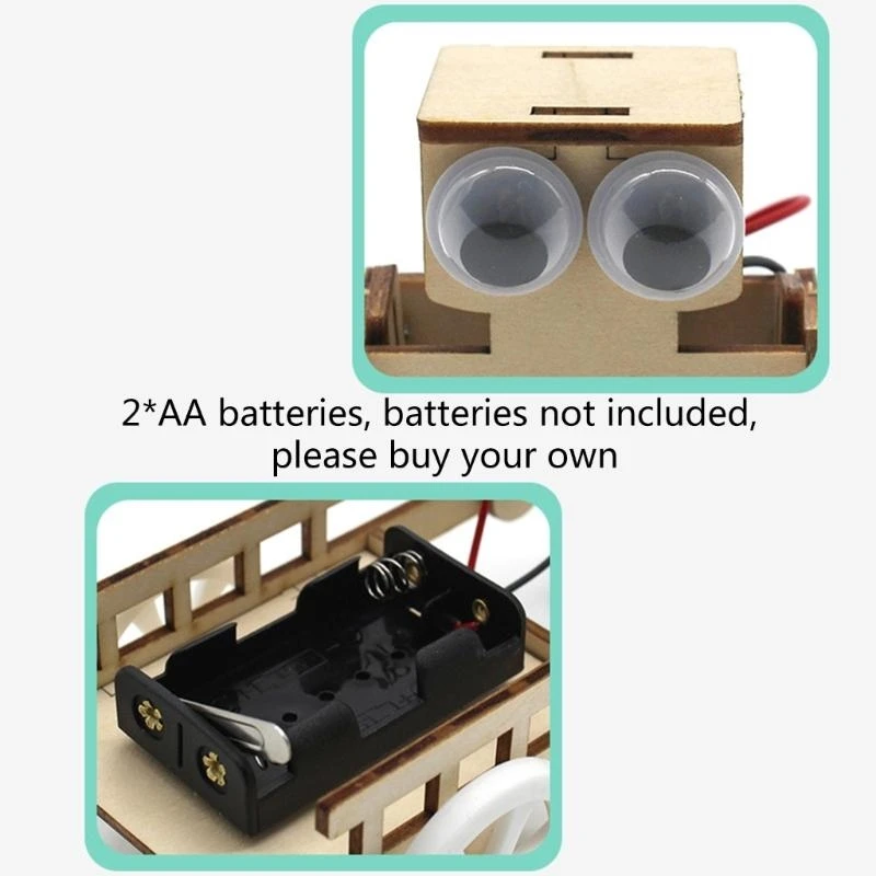 

DIY Kits Walking Robot Model for Science Production Experiment Material Puzzle 15UB