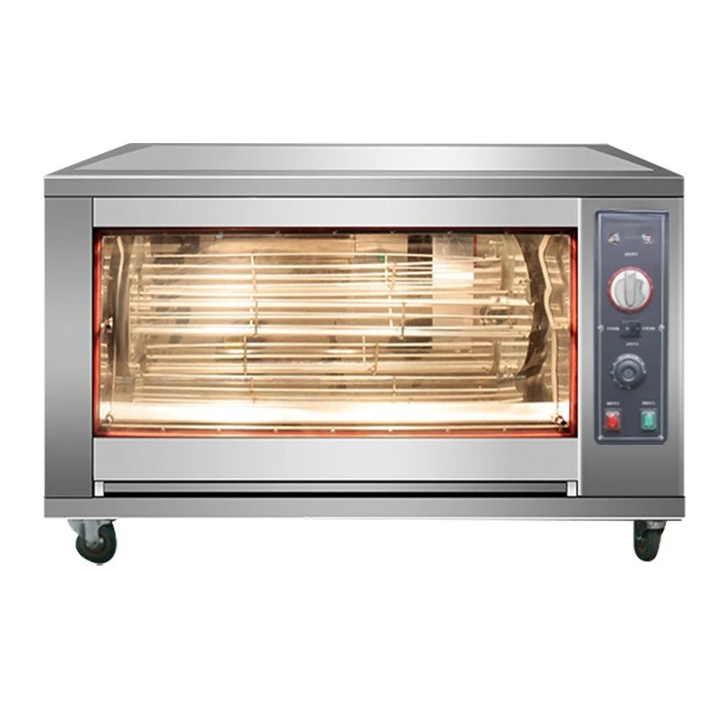 

Large horizontal commercial roast chicken oven automatic oven rotating large capacity intelligent electric roast poultry box