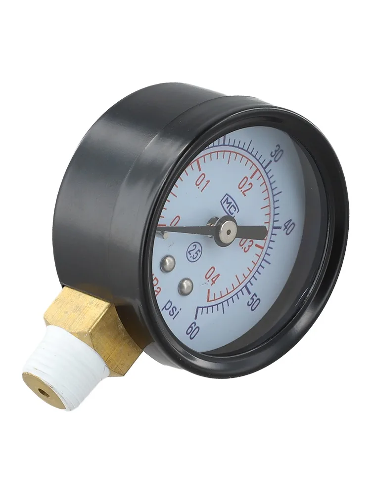 

Pool Pressure Gauge Sand Filter Gauge MPa And PSI Measurement Precise Pressure Measurements Stainless Steel Construction