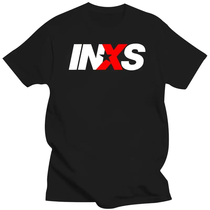 New INXS Rock Pop Band Tops Tee T Shirt Black And White USA Size Classic Unique Tops T-Shirt