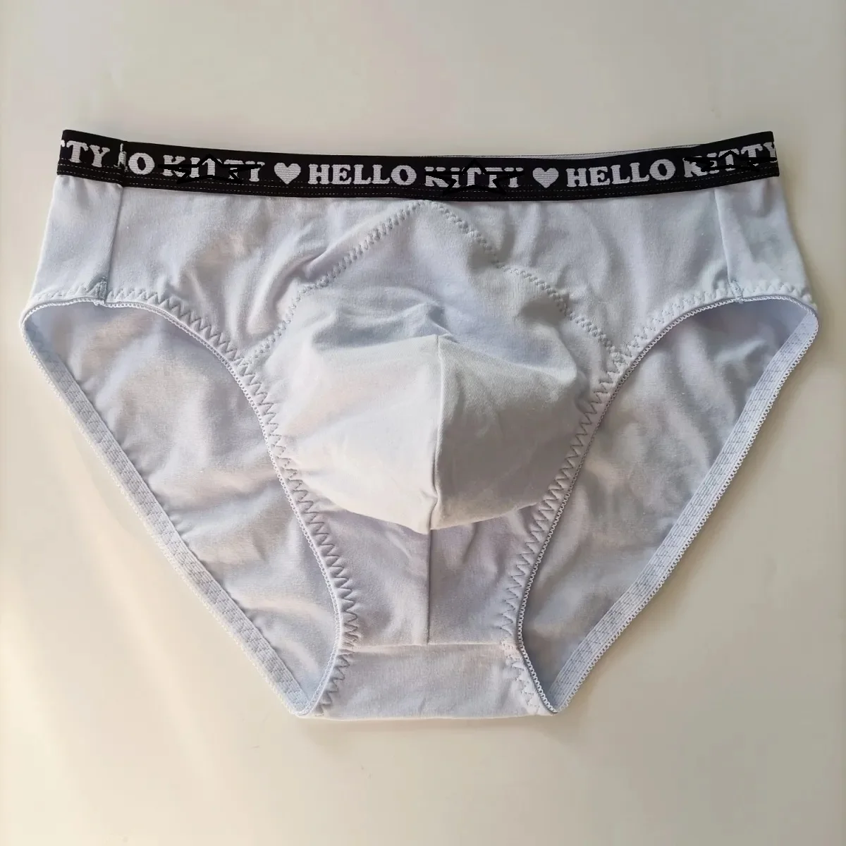 

Man's Cotton Pink Briefs Lettering Prints BF Gift Patnies LGBTQ Live Show Private Party Harajuku