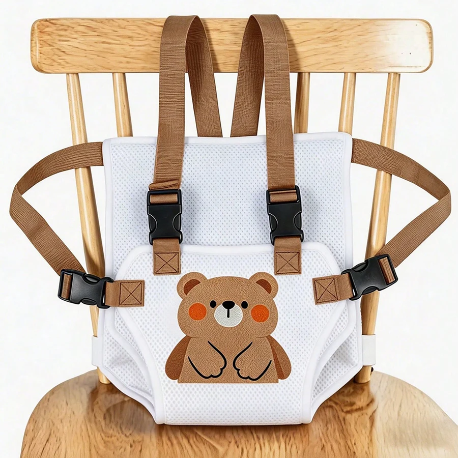 1 Stück Baby-Esszimmerstuhl-Gurt mit Netzdesign, leicht und einfach zu transportieren, tragbarer Baby-Fütterungsgurt, Sicherheitssitzgurt, das perfekte Geschenk für Ihr Baby! – Detail 3