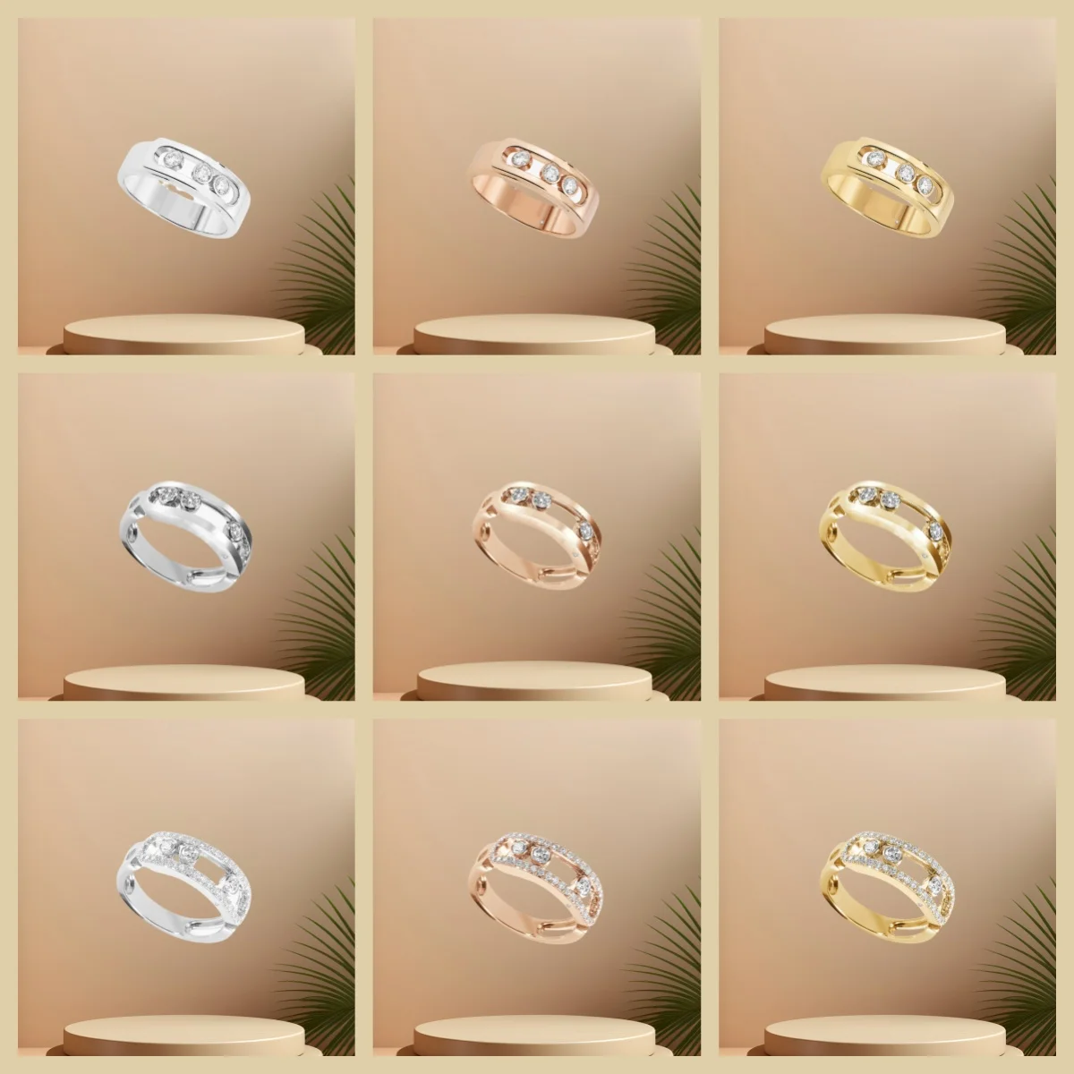

2024 Selling S925 Sterling Silver Diamond Ring Female INS Design, High-end Elegance, Luxury Messica Ring