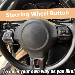 Multifunction Steering Wheel Control Button Audio Radio Media Switch for VW polo Golf 6 Jetta Bora Touran Santana 2012 Interior