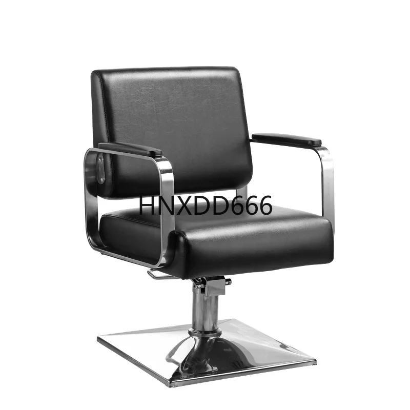 

Hair Salon Stainless Steel Armrest Barber Chair