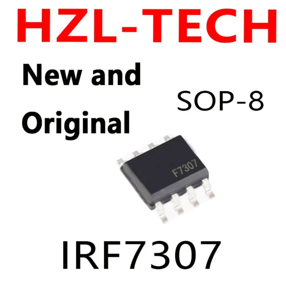 10 قطعة SOP8 IRF7307TRPBF SOP-8 7307 SOP IRF7307TR MOSFET N P 20V 4.3A IRF7307