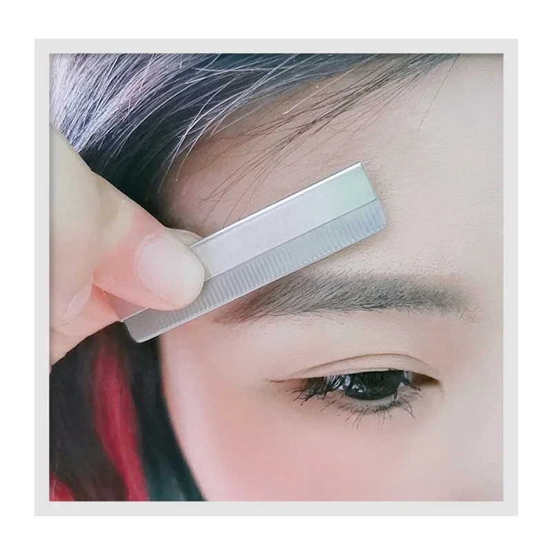 10/30/100Pcs Eyebrow Trimmer Hair Remover Stainless Steel Women Razor For Eyebrows Face Shaver Hair Removal Knife Makeup Tools
