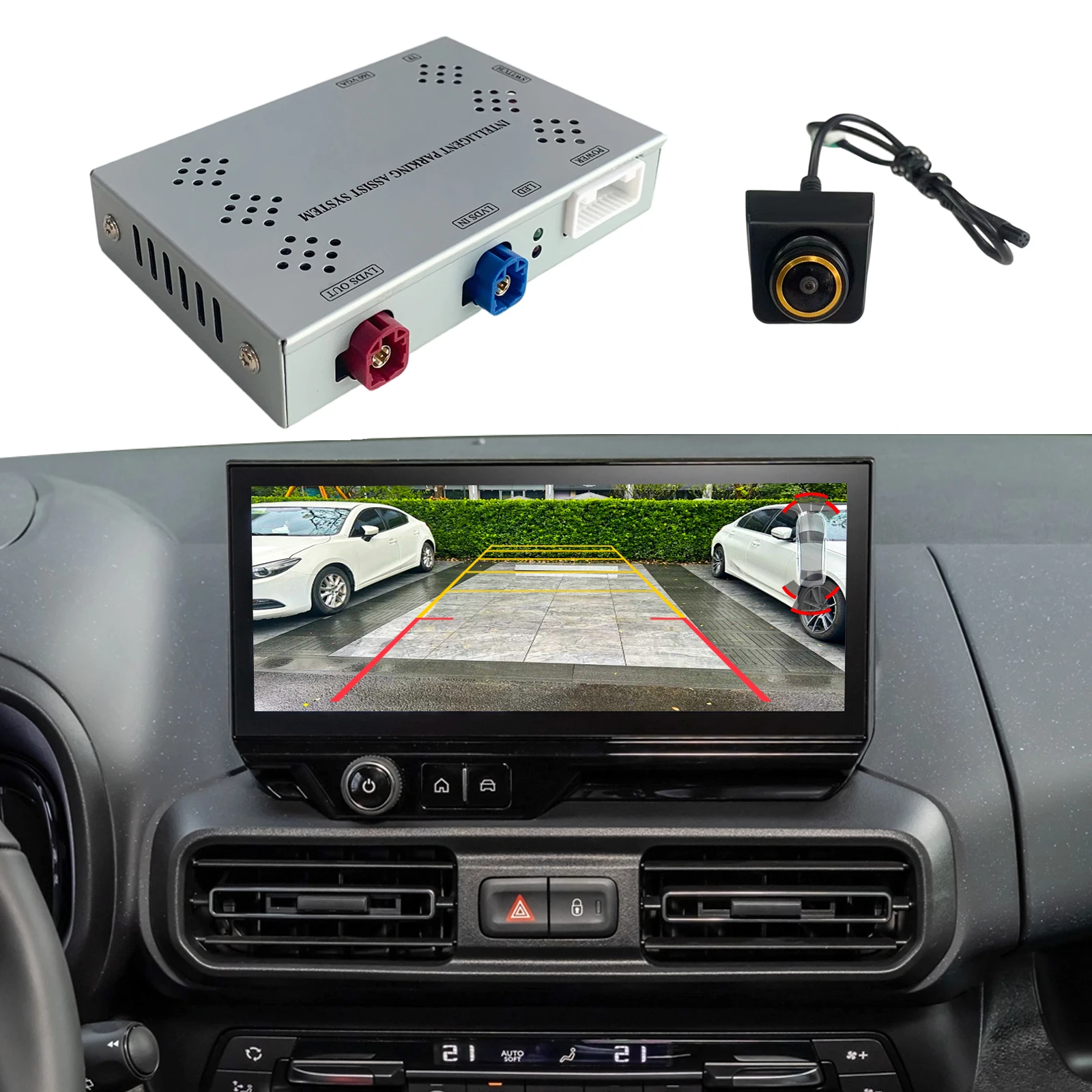 

Backup Camera Module for Citroen Berlingo Peugeot Partner Rifter Expert Stellantis Opel Coombo Toyotao Proace City 2024-2025