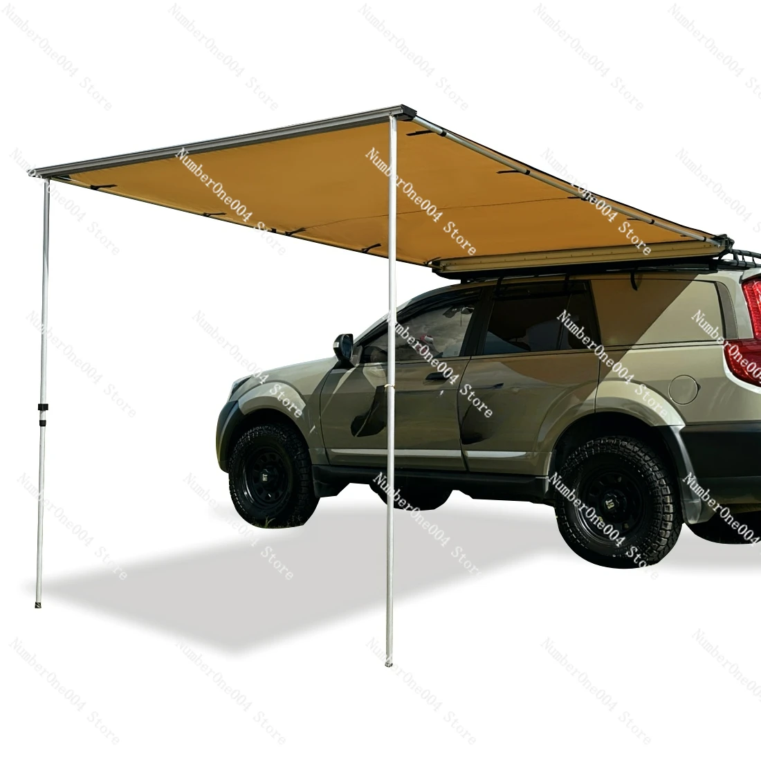 Outdoor Car Side Tent RV Side Tent Awning Canopy Side Tent Car Sunscreen Rain Off-Road Vehicle Self-driving