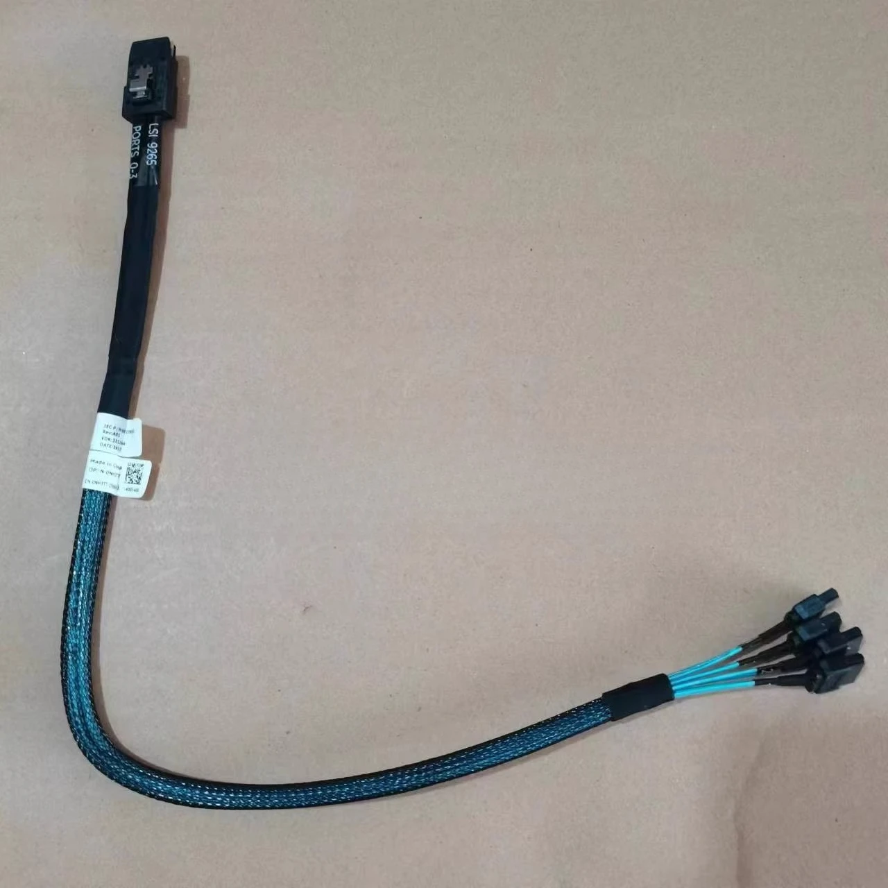 New For Dell C6105 460 intrpsr data cable 8087 to 4 SATA NH3TT