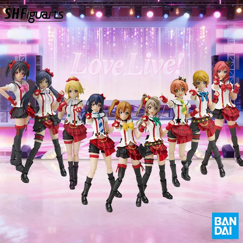 

BANDAI SHF LoveLive! Серия KOTORI MINAMI UMI SONODA MAKI NISHIKINO NOZOMI TOJO HONOKA KOSAKA NICO YAZAWA ELI AYASE