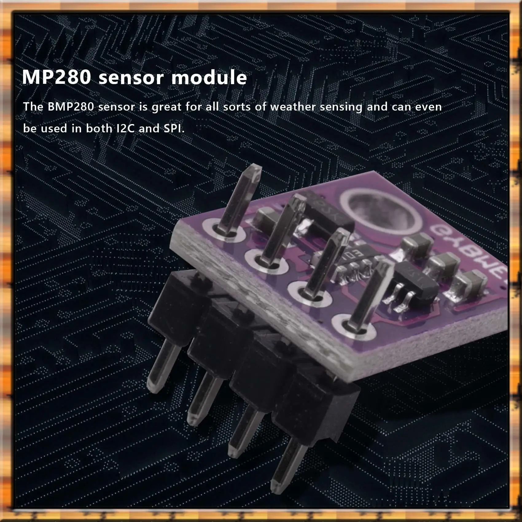 A78K Modern 3Pcs BMP280 5V Digital Temperature Barometric Pressure Sensor Module, Temperature Sensor Atmospheric Pressure Board