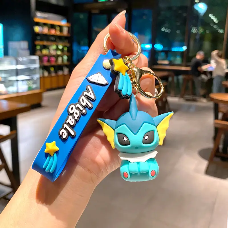 Pokemon Anime Pikachu Keychain Kawaii Eevee Schoolbag Shoulder Bag Pendant Glaceon Flareon Backpack Crossbody Bag Accessories - Image 22