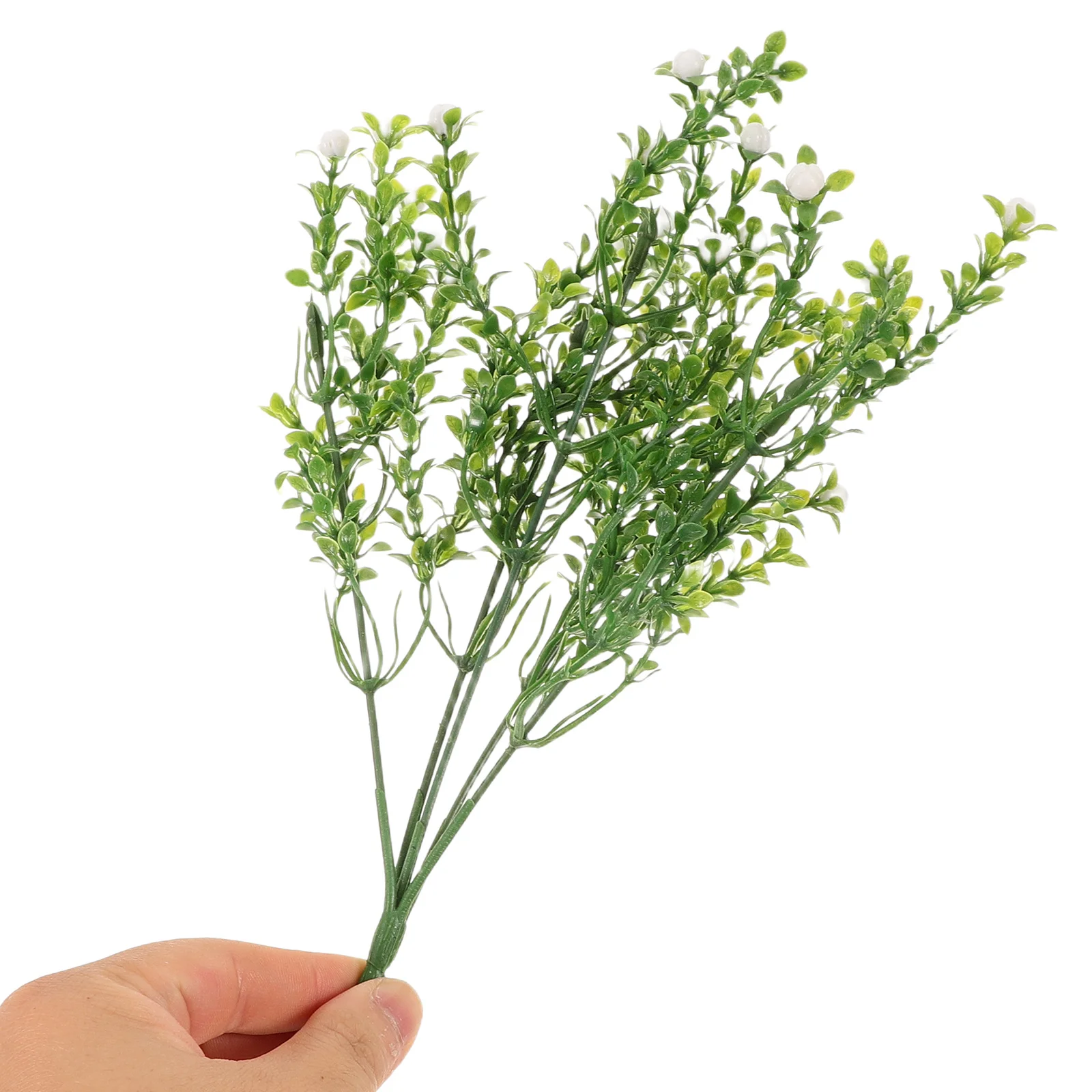 

3Pcs Artificial White Fruit Branches Lifelike Faux Greenery Twigs for Home Living Room Office Vase Decoration Faux Stems