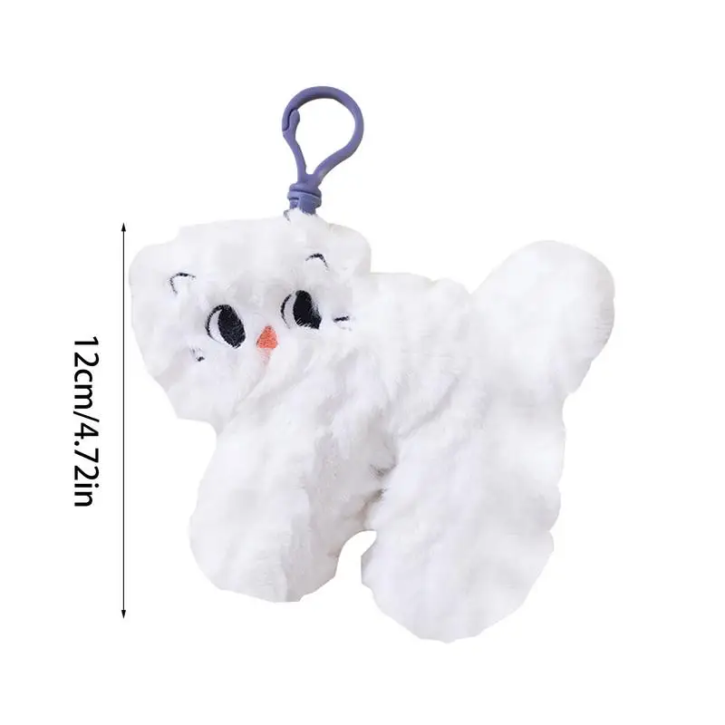 12cm Cute Plush Doll Cat Doll Toys Pendant Cute Plush Keychain Bag Pendant Christmas