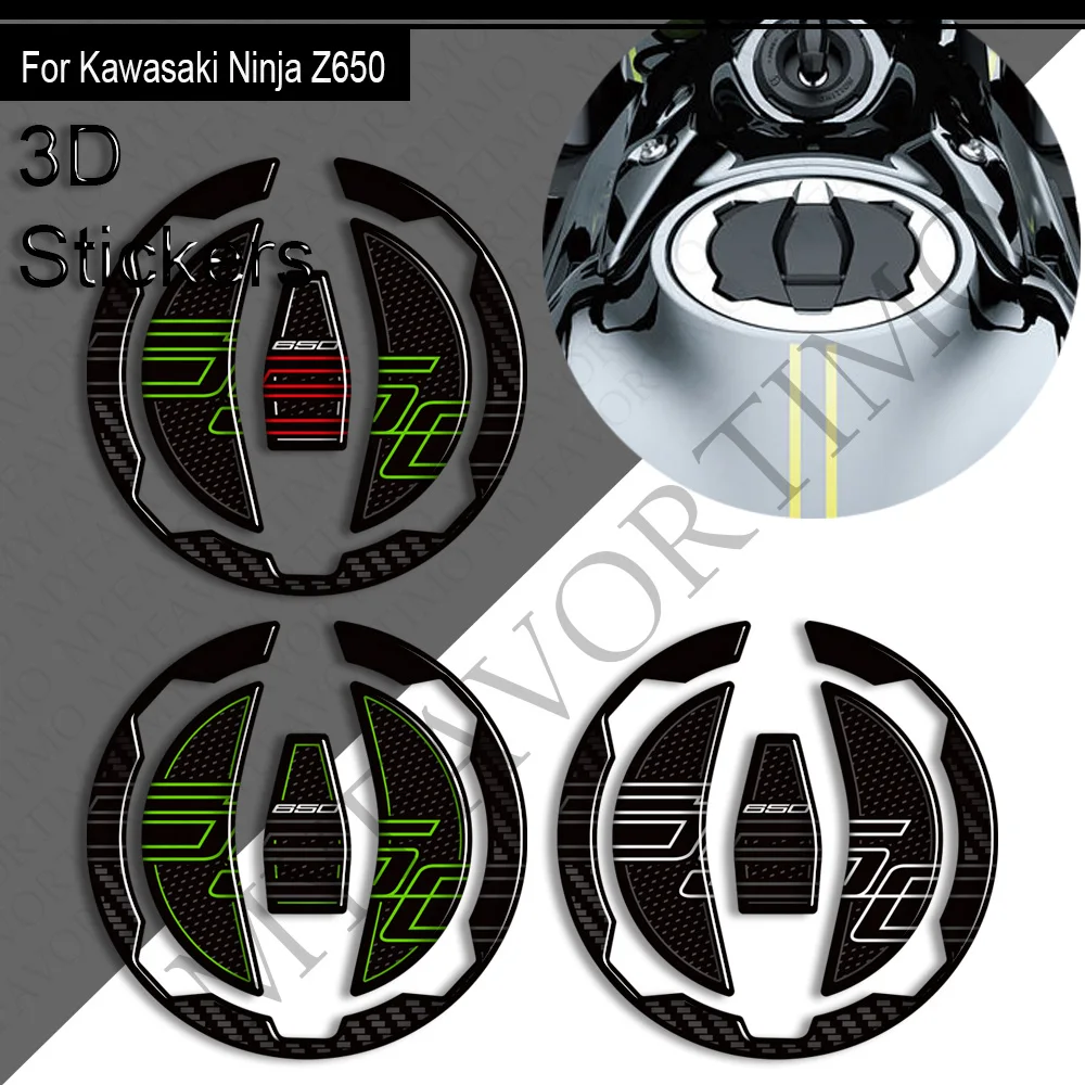 For Kawasaki Ninja Z 650 Z650 2020-2025 Motorcycle Windscreen Tank Cap Side Grips stickers protection decals kit