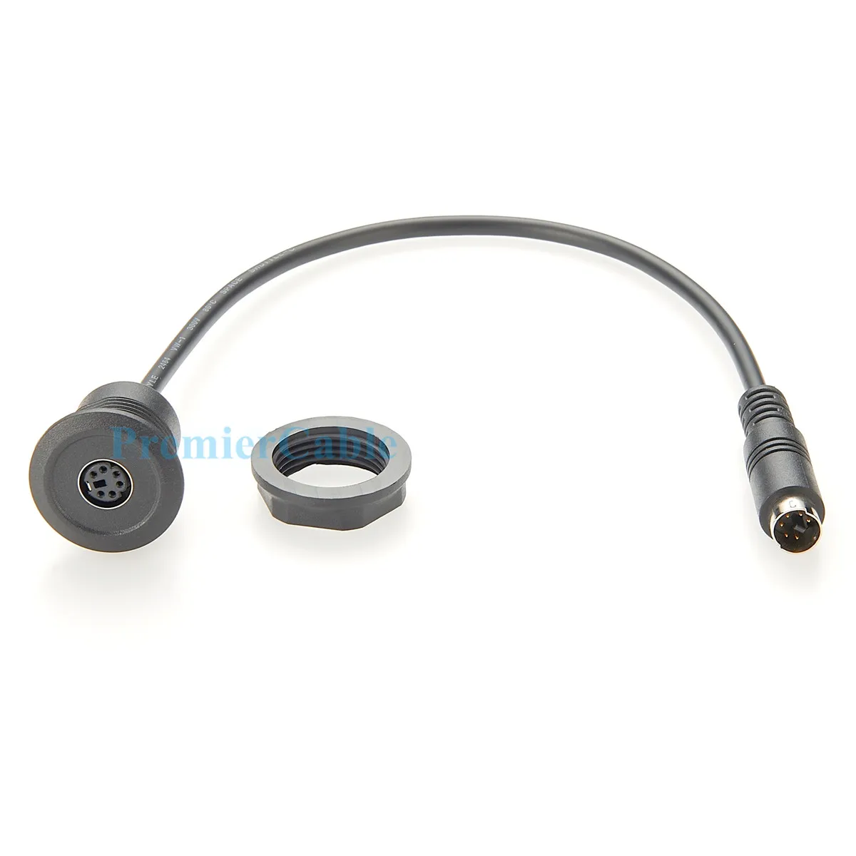 Mini Din 6pin Male to Female Cable PS2 Panel-Mount Extension Cable Round Panel mount Mini DIN 6pin board Mouse Extension Cable