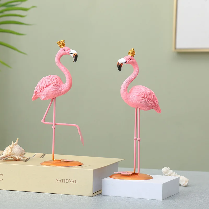 Creative Flamingo Desktop Decorative Ornament Photography Props Housewarming Gifts Bedroom Living Room Decoration