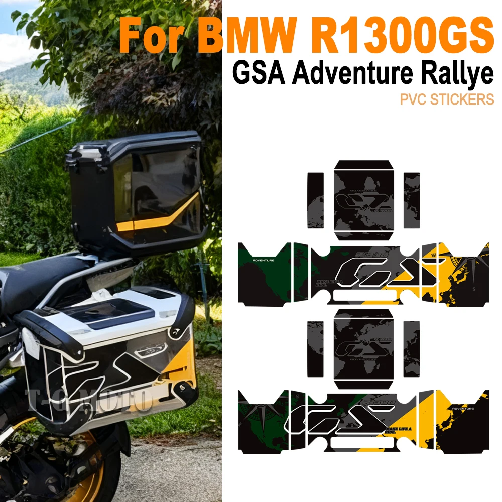 

For BMW R1300GS R 1300 GS R1300 ADV GSA Adventure Motorcycle Top Case Side Luggage carrier Trunk Luggage Box stickers 2025
