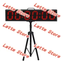 Double Sided Large 6-Digit LED Timing Clock, Available in 6/9/12 Inch Screen with Red & Blue Display Options