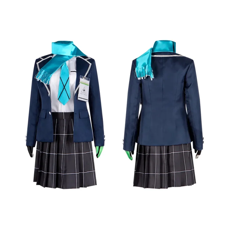 Shiroko Cosplay Costumes Game The Animation Full Set Outfit JK Skirt Blue Archive Cos School Uniform Role Play Suites for Girls