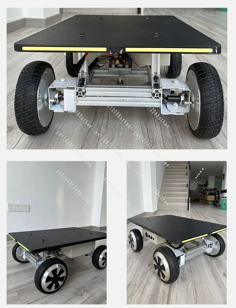 Independently Steers Super Long Battery Life 4-wheel Drive Metal Platform Car Flat-panel Electric Remote Control Car