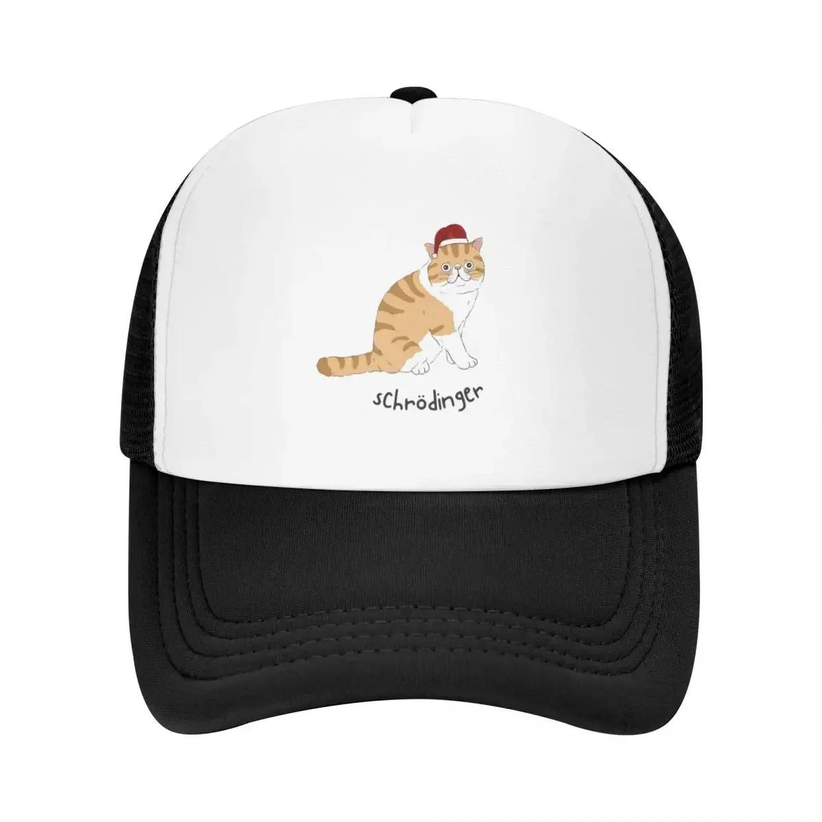 Schr?dinger Christmas Cat Meowy Catmas Baseball Cap Sports  funny hat Horse Hat Elegant Women's Hats Men's