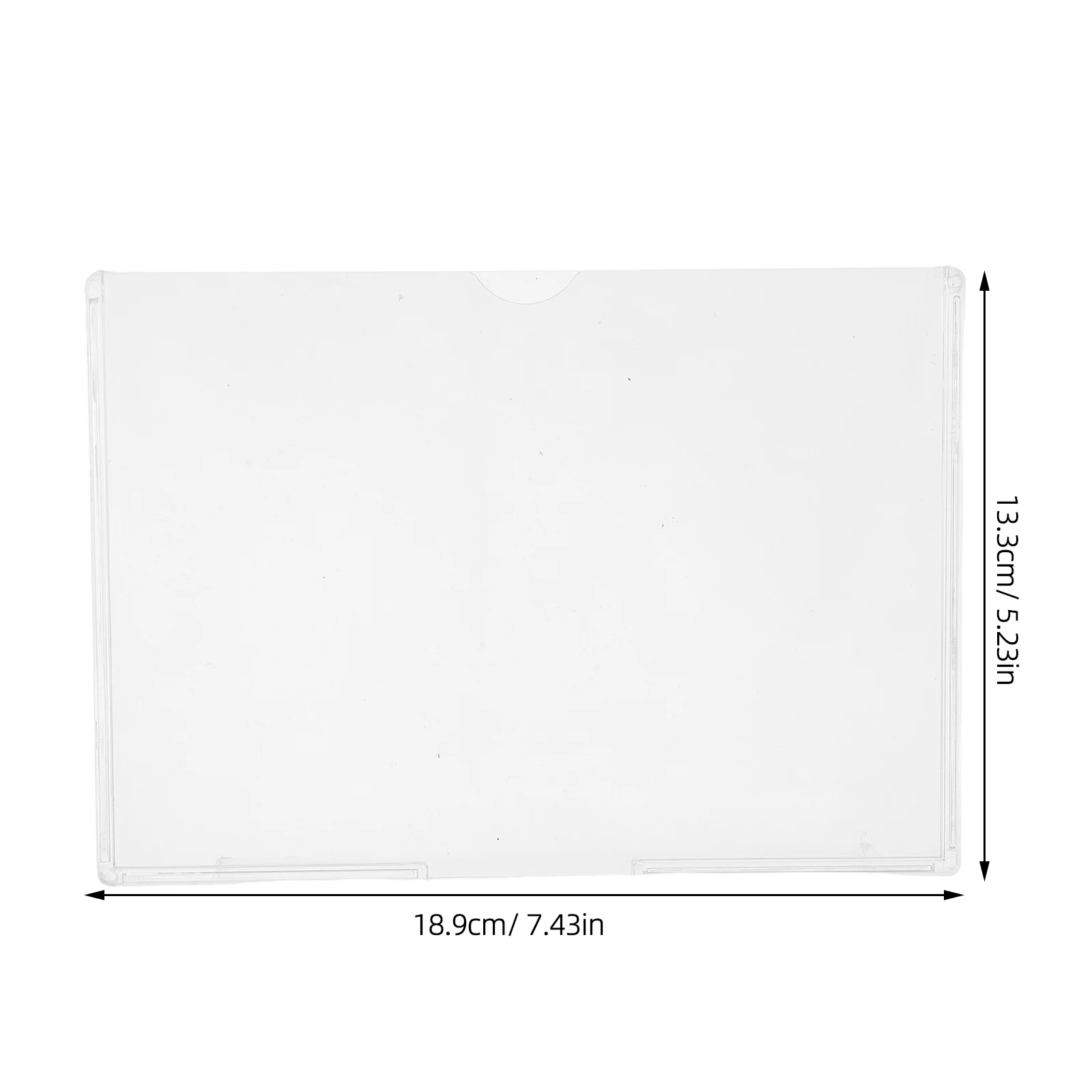 Protector de certificado de nacimiento, funda de plástico rígida transparente de 7,4X5,2 pulgadas para soporte de documentos de viaje, página impermeable a prueba de polvo