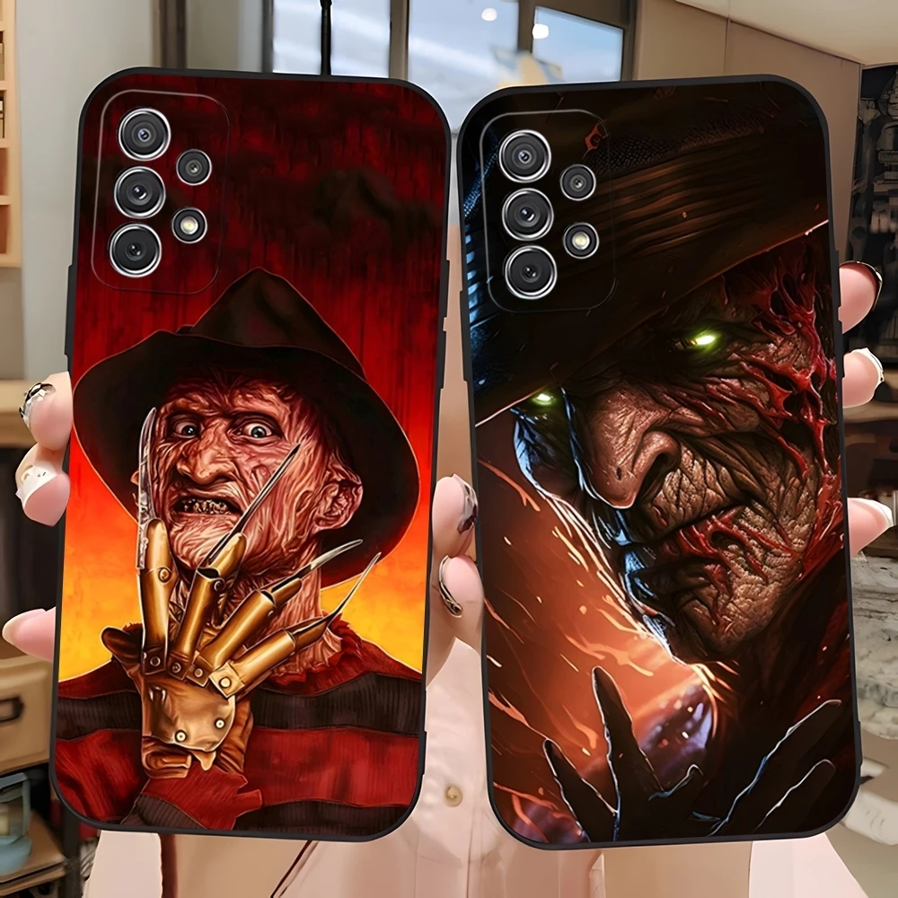 Movie F-Freddy Horror K-Krueger Phone Case for Samsung S24 Ultra S22 S23 S20 Fe S21 Plus Galaxy A54 A34 A24 53 M54 Note 20 Cover