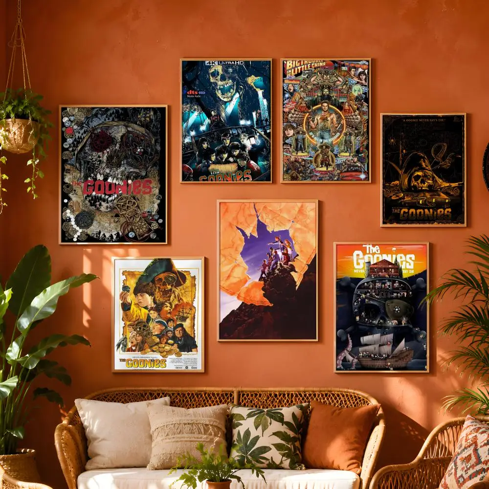 Classic The G-Goonies Moives House Decoration Aesthetic Indoor Decor Scratch Resistant Wall Print Matte Finish Poster