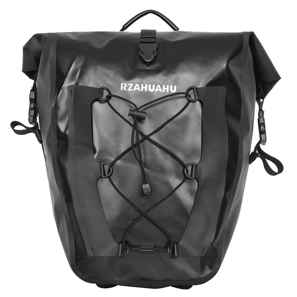 

25L Roll Mouth Closed Bag Adjustable Net Bag Cycle Luggage Bag Large Capacity Reflective Outdoor Sports Pouch