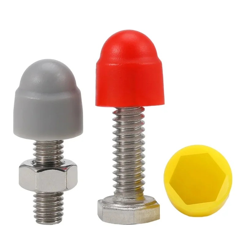 Bolt Nut Dome Protection Caps Covers Exposed Hexagon Plastic M4 M5 M6 M8 M10 M12 M14 M16 M18 M20 M22 M24