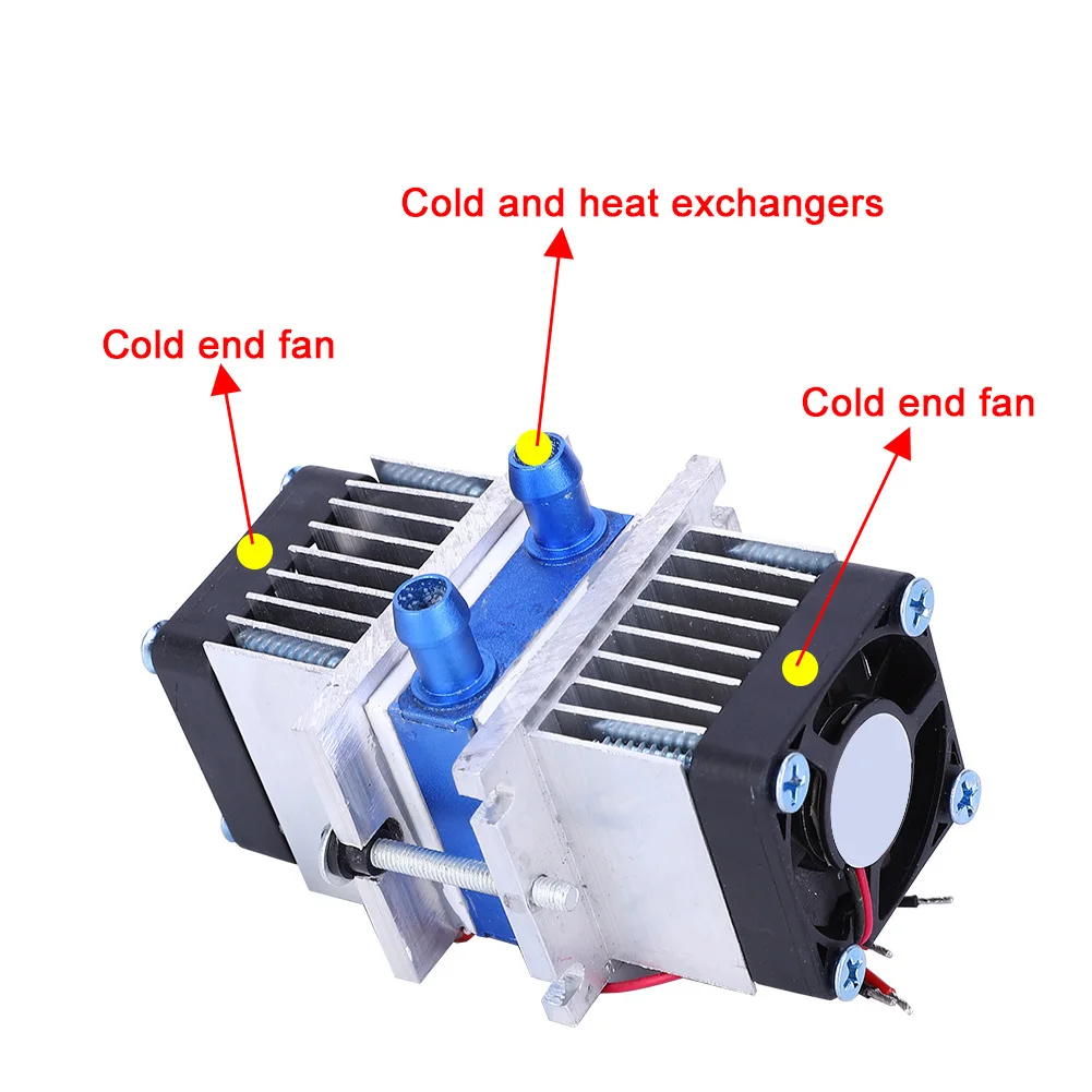 Dualchip 144 واط أشباه الموصلات بلتيير الحرارية TEC112706 جهاز تبريد المياه بلتيير برودة بلتيير الحرارية #3