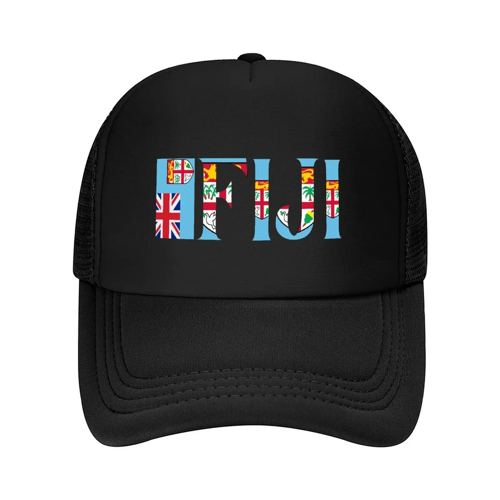 

Fiji with the Fijian Flag Baseball Cap Golf Hat Man Hat Man For The Sun luxury caps Golf Hat Men Women's