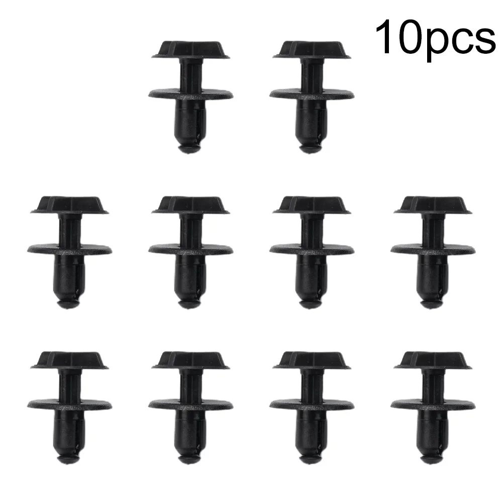 10pcs Car Clip Plastic Black For Range Rover Discovery Evoque Battery Cover Air Intake Trim Plastic Clips Interior Replacement