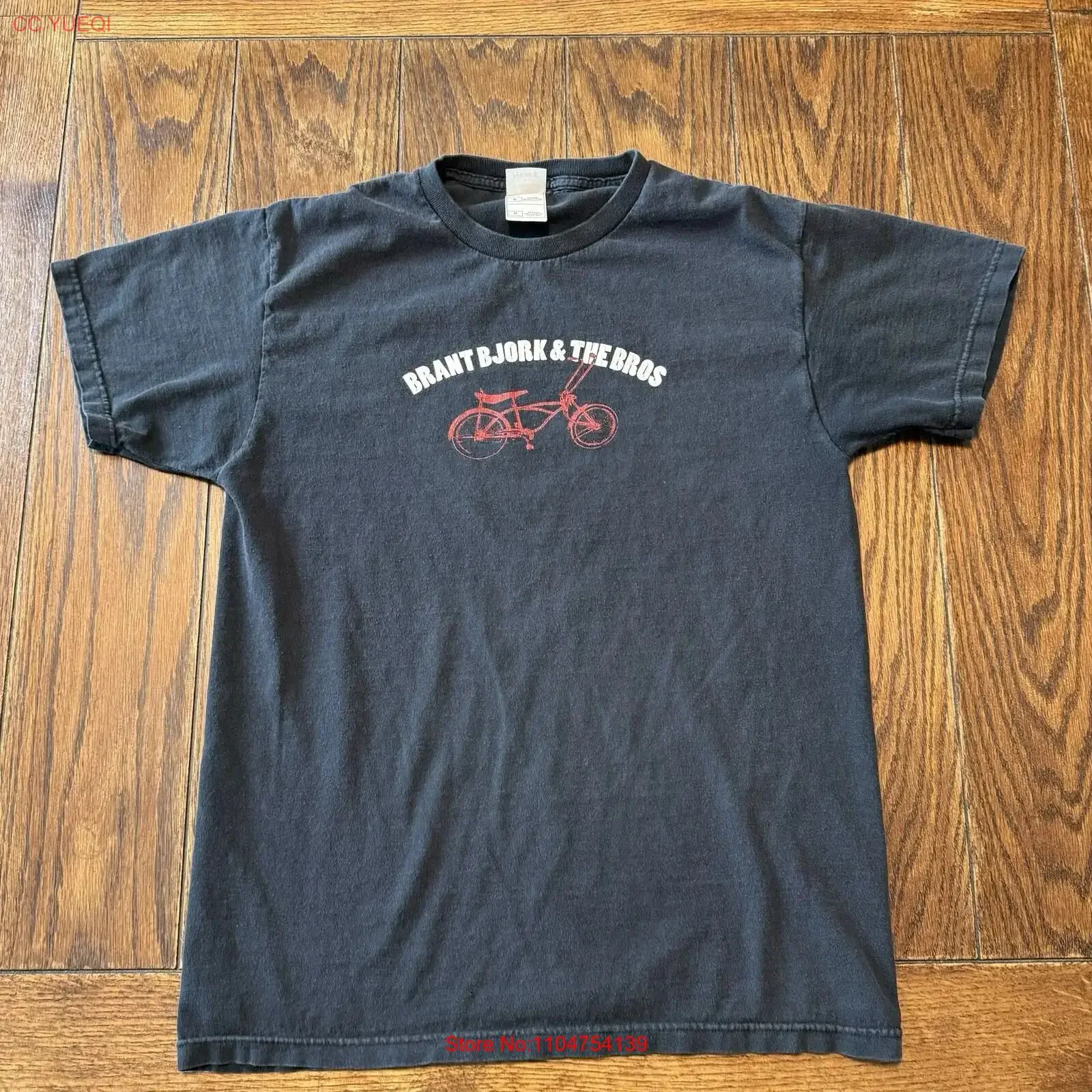 Brant Bjork And The Bros T Shirt Size Medium Black Kyuss Stoner Rock vintage Washed fashion homme Unisex Versatile Casual