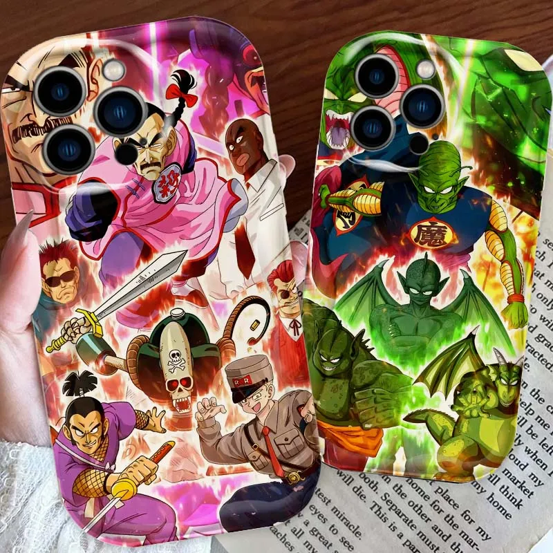 

Dragon Ball Art Character Phone Case For Apple iPhone 17 16 16E 15 14 13 12 11 XR Air Pro Max Plus Wave Oil Soft Cover