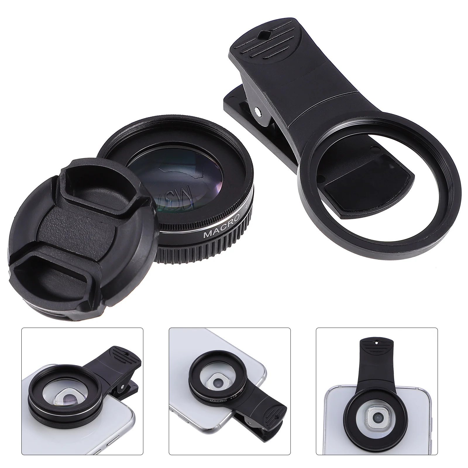 4 K Camera Mobile Phone Macro Lens Smartphone Smartphones Optical Glass Clip Fish Eye