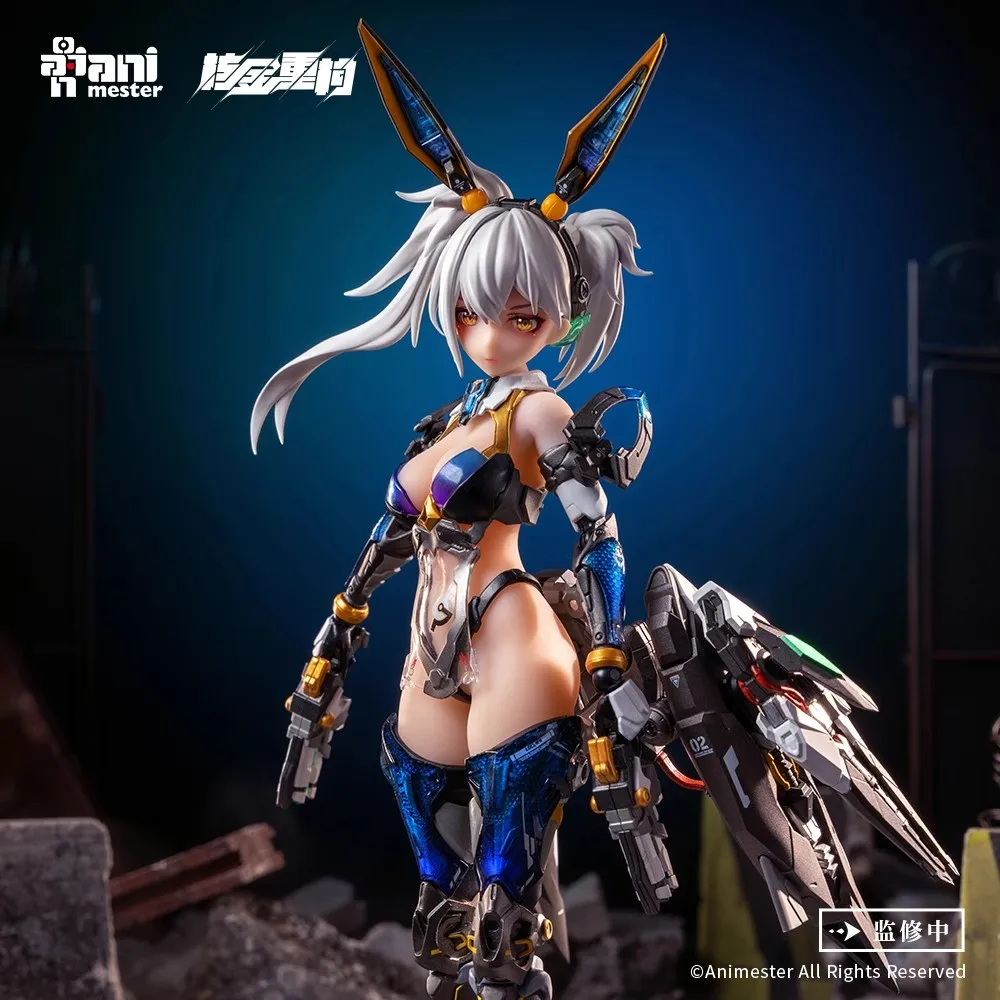 20cm Animester Anime Figure Nuclear Gold Vodka Mirror Action Figure 1/9 Mobile Suit Girl Movable Collection Model Toys In Stock