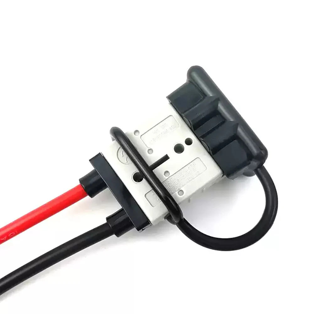 JCD 1PC 50A 120A Double Pole with Copper Contact Power Connectors Accessories Handle Soft Rubber Dust Cover