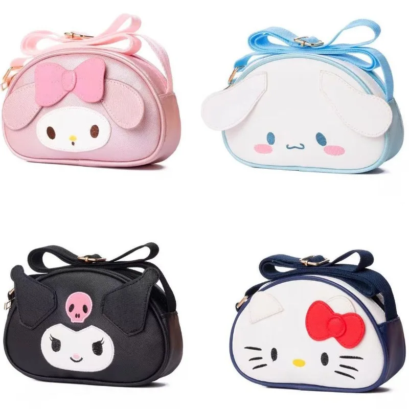 

MINISO Kawali Hellokitty Melody Onpompurin Kitty Kuromi Cinnamorol Anime Fashion Backpack Beauty Travel School Bag Girls Toys