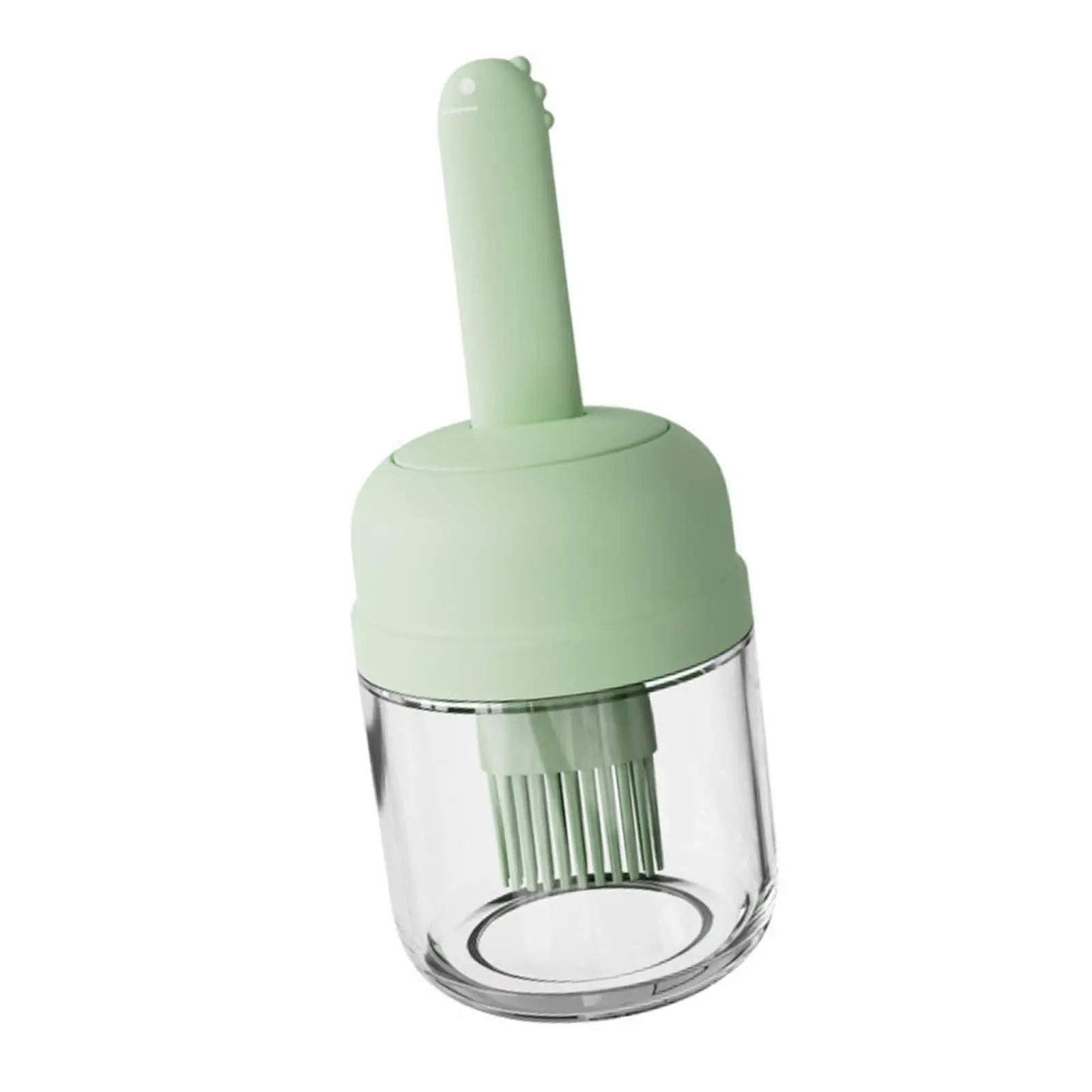Premium Glass Oil Dispenser with Silicone Basting Brush for Cooking and Grilling