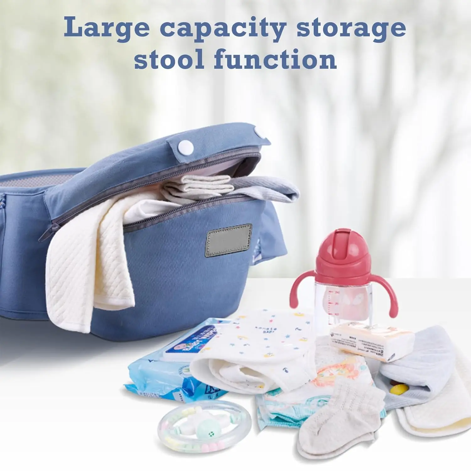 Newborn Baby Carriers Belt With Hip Seat 0 To 3 Years Backpack Multi-use Adjustable Ergonomic Infant Baby Waist Stool Backpack