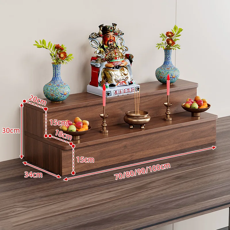 Buddhist niche offering table for household use Buddhist table two floors economical y