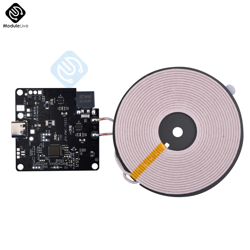 New Invisible Wireless Charger Module 13MM Long-Distance Wireless Charging Motherboard DIY Wireless Charger QI Coil