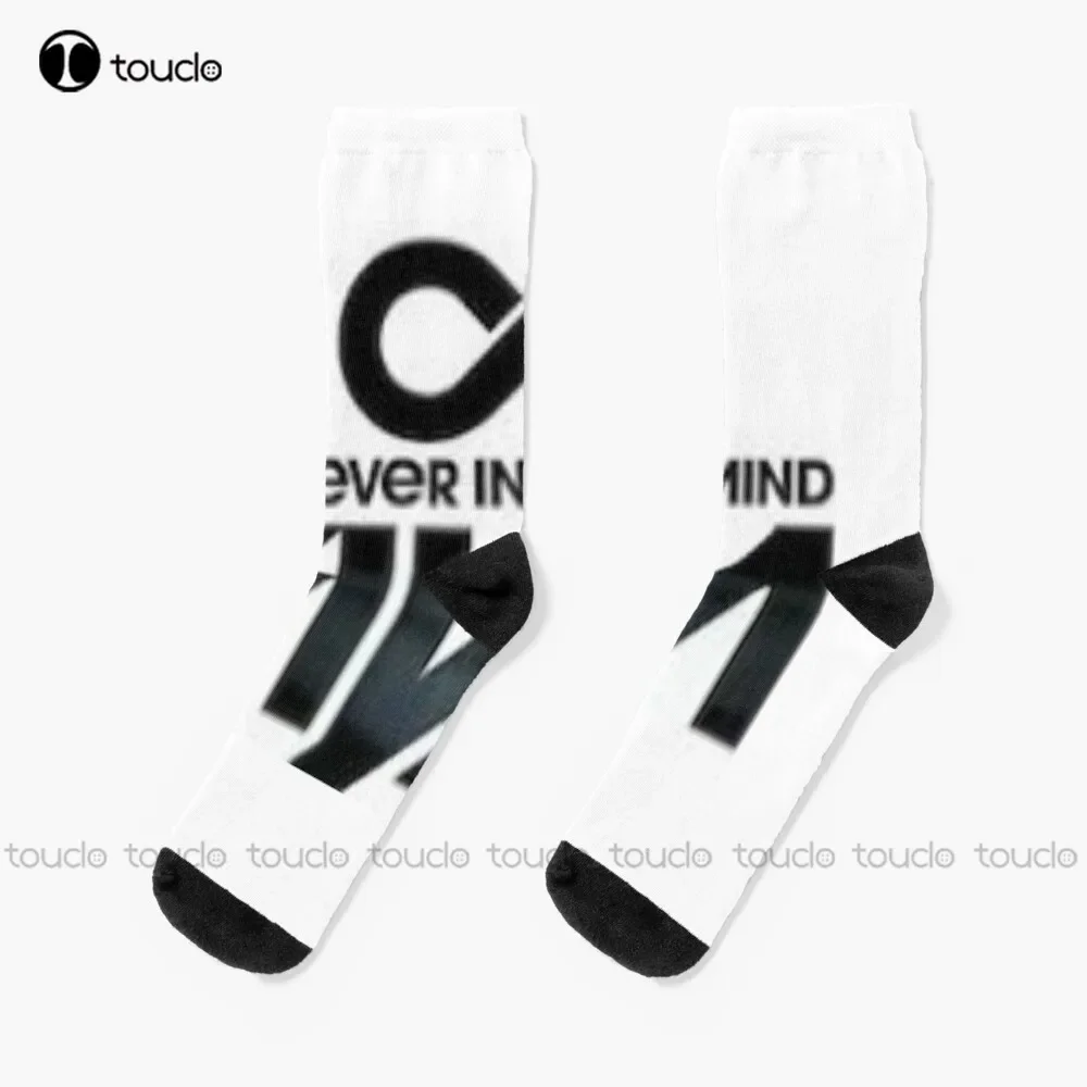 Forever In Your Mind Socks Black Soccer Socks Unisex Adult Teen Youth Socks 360° Digital Print Custom Gift Funny Sock