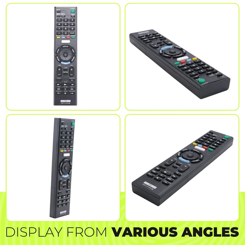 Superbe télécommande de télévision intelligente pour Sony Rmt-Tx102u pour Rmt-Tx100d Rmt-Tx101j Rmt-Tx101d Rmt-Tx100e Rmt-Tx101e Rmt-Tx200