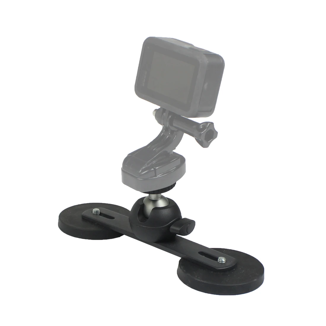 Magnetischer Magnet Auto-Saugnapf-Basis, Durchmesser 66 mm/43 mm, 1/4 Zoll Stativ-Adapter, Kugelkopf für GoPro-Kamera, Osmo Pocket Gimbal, Mobiltelefon – Detail 24
